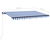 Tenda na ručno uvlačenje 450 x 350 cm plavo-bijela
