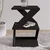 Hanah Home Klub sto Albeni, 29.6x54.2x29.6 cm, Crni