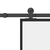 Klizna vrata s priborom 90 x 205 cm od ESG stakla i aluminija