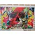 Slika lobanja v graffiti izvedbi - 90x60