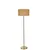 Aberto Design Podna lampa Bambu 07 , 162 cm, E27, IP20, Zlatne boje