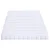 vidaXL Pena vzmetnica Bela 80 x 200 cm blago