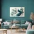 Slika eleganten pav med listi - 30x20