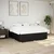 Vidaxl Posteljni okvir brez vzmetnice črn 180x200 cm blago