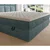 Boxxx POSTELJA Z VZMETNICO 180 cm x 200 cm , tekstil sivomodra