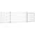 Magnetna bijela ploča sklopiva 160 x 40 x 1,7 cm aluminijska