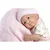 Guca 855 New Born deklica - realistična lutka s celotelesnim vinilom - 25 cm