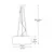 Zuma Line P0076-06X-F4FZ - Kristalni luster na sajli CRYSTAL 6xG9/42W/230V