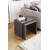Hanah Home set umetnutih stočića Arya, 48 cm, antracit
