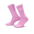 Nogavice Nike Everyday Plus Cushioned Crew Socks 1-Pack Lt Magenta/ Sail XL
