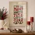 WallXpert slika na kaljenom staklu CAM12360, natpis „Its the Most Wonderful Time of the Year” na bež pozadini, 50 x 70 cm