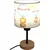 Brilagi - Stona lampa BOBO WOOD 1xE27/25W/230V hrast/crna/bela/životinjice