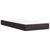 Vidaxl Box spring postelja z vzmetnico temno rjava 100x200 cm blago