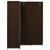 Den Kotna garderobna omara 130x87x169 cm rjava