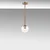 Opviq Luster Akkas-10010, 15x15x61 cm, E14, 40W