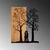 Wallity Zidna dekoracija Love Under The Tree, 45x58 cm, Crna