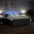 Vidaxl Box spring postelja z vzmetnico temno siva 180x200 cm blago