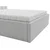 Boxxx OBLAZINJENA POSTELJA 140 cm x 200 cm , tekstil svetlo siva