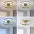 Brilagi - LED stropni ventilator sa prigušivačem LED/66W/230V 55 cm bela/zlatna + daljinski upravljač
