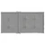 Den Blazine za vrtne stole 4 kosi sive 100x50x3 cm