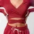 ZOE Commit Wrap Top, Red, (20491314)