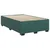 Vidaxl Box spring postelja z vzmetnico temno zelen 120x190 cm žamet