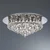 Searchlight 3406-6CC - Plafonsko svetlo HANNA 6xG9/33W/230V