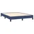 Vidaxl Posteljni okvir brez vzmetnice moder 140x190 cm blago