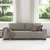 vidaXL Trosed kavč taupe 220x77x82 cm blago