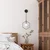 Opviq Geometri 11105 Zidna lampa, Crna