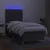Krevet box spring s madracem LED tamnosivi 80 x 200 cm tkanina
