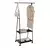 5five - Stalak za kapute FESY 156x83 cm crna