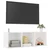 Vidaxl TV omarica bela 107x35x37 cm iverna plošča