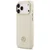 GUESS maskica za iPhone 17 Pro Max kompatibilna s MagSafe (PU s logom od zrnaste strass tkanine) bež