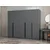 Hanah home Ormar Kale Plus 225x210x52cm Antracit