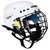 Hokejska čelada POWERTEK V3.0 Combo White Junior XS