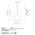 Opviq Luster Kure-40-Mr-722-1, 40x40x116cm, IP20, Zlatne boje