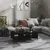 Stolić za kavu sjajni crni 103,5 x 60 x 35 cm konstruirano drvo