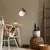 Aberto Design Podna lampa Anemon 13806 , 37 x 30 x 138 cm, 250 cm Kabl, E27, Zlatne boje