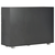 Komoda visoki sjaj crna 107x35x80,5 cm