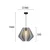 Luster na sajli MARGARET 1xE27/40W/230V siva