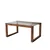 Hanah Home Klub sto Via 85x40x55cm Smeđe