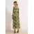 Trendyol Modest Ženska haljina Tctss26Eb00027, Zelena