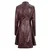Ženski plašč DEVIL FASHION - Irregular - RED - CT21302