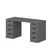 Hanah Home radni sto Alen 150cm 8 Drawer, 150 cm, antracit