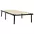 Okvir za krevet crni metalni 90 x 200 cm