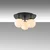 Conceptum Hypnose Luster Well-11715, 37x44x25 cm, E14 , Crni