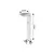 RABALUX Lasset Solarna podna lampa, LED, IP54, 4.4W, 200lm, Crna