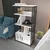 Hanah Home Polica za kuću Valero, 60x120x29,6 cm, Belo-crna