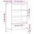 Visoka komoda siva boja betona 57x35x90 cm konstruirano drvo